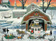 Buffalo Games - 1000 Piece Jigsaw Puzzle - Charles Wysocki TWAS' The Twilight Before Christmas - Challenging Holiday Scene Puzzles for Families and Adults