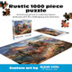 Buffalo Games “ Blend COTA Wild Wild West 500 Piece Jigsaw Puzzle, Western Action Art Puzzle for Adults in Premium  Box