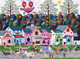 Buffalo Games - Silver Select - Charles Wysocki - Charles Wysocki - Confection Street - 1000 Piece Jigsaw Puzzle For Adults -Challenging Puzzle Perfect for Game Nights - Finished Size is 26.75 x 19.75