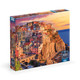 Buffalo Games - Sapphire Select - Cinque Terre Sunset - 1000 Piece Jigsaw Puzzle “ Challenging & Fun “ Blue Core Puzzle Board “ able Display Box - Full Size Poster Included