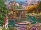 Buffalo Games - Lena - Country Life - Floating Country Store - 1000 Piece Jigsaw Puzzle for Adults - Challenging Puzzle Perfect for Game Nights - Finished Size is 26.75 x 19.75