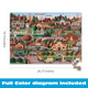 Buffalo Games - Charles Wysocki Labor Day in Bungalowville 1000 Piece Jigsaw Puzzle for Adults