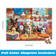 Buffalo Games - Pizza Time Pups by Brigid Ashwood 750 Piece Jigsaw Puzzle for Adults and Teens Colorful Dogs Kitchen Scene