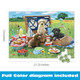 Buffalo Games - Adorable Animals Puppy Park Picnic 300 Large Piece Jigsaw Puzzle for Adults with Oversized Pieces