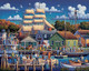 D·O·W·D·L·E Dowdle Jigsaw Puzzle - Mystic Seaport - 500 Piece