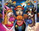 D·O·W·D·L·E Boardwalk Happy Llama-ween Halloween Puzzles 500 Pieces Fall Jigsaw Puzzle Theme for Adults and Family Made in USA
