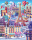 D·O·W·D·L·E Boardwalk Puzzles Paris, 1000 Piece Jigsaw Puzzle for Adults, Made in USA