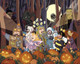 D·O·W·D·L·E Boardwalk Puzzles Halloween Adventure 500 Pieces Fall Jigsaw Puzzle Theme for Adults and Family Made in USA