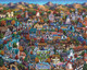 D·O·W·D·L·E Dowdle Personal Puzzle - Solvang Danish Village - 210 Piece