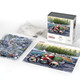 D·O·W·D·L·E Boardwalk Puzzles Motorcycle Santa, 1000 Piece Jigsaw Puzzle for Adults, Made in USA