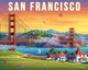 D·O·W·D·L·E Boardwalk Puzzles San Fransisco, 500 Piece Jigsaw Puzzle for Adults, Made in USA