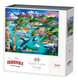 D·O·W·D·L·E Boardwalk Puzzles Alaska's Inside Passage, 500 Piece Jigsaw Puzzle for Adults, Made in USA