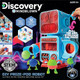Discovery DIY Prize-Pod Robot Kit, 52-Piece Vending Machine Building Set, 12 Transforming Capsules, Educational Science Experiment, Engineering STEM Project, Robotics Toy  Kids Age 8+
