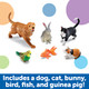 Learning Resources Jumbo Domestic Pets - 6 Pieces, Ages 2+ Preschool Pet Toys, Classroom Desk Pets, Preschool Learning Toys