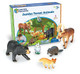 Learning Resources Jumbo Forest Animals - Fine Motor Skills for Children , School Figurines for Kids, Montessori Toddler, Imaginative Play , Party Favors, Social Skill Toys, Zoo Figures