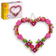 LEGO Heart Ornament Building Toy Set - Fun Arts and Crafts Idea for Girls and Boys, Ages 9+ -  for Kids - Display on The Wall as Home Decoration - 40638