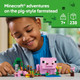 LEGO Minecraft The Baby Pig House Toy Figures and Playset - Building Minecraft Toy for Kids, Boys and Girls, Ages 7+ -  for Birthdays - with 2 Minifigures for Pretend Play - 21268