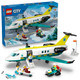 LEGO City Emergency Air Ambulance Airplane Building Toy for Kids - Pretend Play Rescue Airplane Model for Boys & Girls, Ages 6+ - Building Blocks W/Hero Minifigures -  Idea for Birthdays - 60465