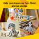 LEGO Creator 3 in 1 Playful Cat Toy - Building Toy with 3 Building Options, Cat, Dog, or Pigeon - Birthday  for Kids - Animal Figures for Kids, Girls and Boys, Ages 8+ - 31163