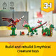 LEGO Creator 3 in 1 Medieval Dragon Toy - Building Toy with 3 Build Options, Dragon, Sea Serpent, or Phoenix - Fantasy Set for Kids, Boys and Girls, Ages 9+ -  Idea for Birthdays - 31161