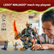 LEGO NINJAGO Cole™s Mission Mech & Dragon Zane Building Toy for Boys, Girls & Kids, Ages 7+ - Poseable Mech W/Cole, Acid Monster, & Zane Minifigures for Pretend Play -  Idea for Birthdays - 71854