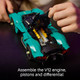 LEGO Technic Aston Martin Valkyrie Toy Car - Kids Model Kit Toy for Boys and Girls, Ages 9+ - Vehicle Building Set for Pretend Play & STEM Learning - Sports Car  Idea for Birthdays - 42208