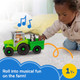 Little People Fisher-Price Little People Toddler Toy Push & Play Tractor Push-Along Musical Farm Vehicle with 2 Figures for Pretend Play Kids Ages 1+ Years