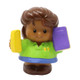 Little People Replacement Part for Fisher-Price Time to Learn Preschool Playset K0105 - Girl Figure Holding a Book and Number One 1