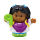 Little People Replacement Part for Fisher-Price Time to Learn Preschool Playset K0105 - Young Girl with Black Hair Wearing a Yellow Backpack and Holding a Green Number 9 Nine