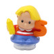 Little People Replacement Part for Fisher-Price Time to Learn Preschool Playset K0105 - Little Boy Eddie Figure Wearing a Backpack with his Frog in it and Holding a Pencil and Number Five 5