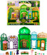 Mattel Universal Pictures™ Wicked Emerald City Playset with Glinda & Elphaba Small Dolls, 5 Play Spaces & 15 Accessories, Inspired by The Movie