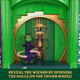 Mattel Universal Pictures™ Wicked Emerald City Playset with Glinda & Elphaba Small Dolls, 5 Play Spaces & 15 Accessories, Inspired by The Movie