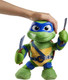 Mattel Teenage Mutant Ninja Turtles: Mutant Mayhem Leonardo Plush Toy with Action & 20+ Sounds, 11-inch Soft Doll with Vinyl Head