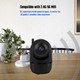 Indoor Security Camera, 2K 5GHz WiFi Camera for Home Security, Dog Pet Camera with Phone App, Motion Tracking, Crying Alert, 2-Way Audio, IR Night Vision, Works with Alexa & Google Assistant (Black) Indoor Security Camera, 2K 5GHz WiFi Camera for Home Security, Dog Pet Camera with Phone App, Motion Tracking, Crying Alert, 2-Way Audio, IR Night Vision, Works with Alexa & Google Assistant (Black)