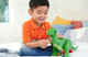 Mattel Disney and Pixar Toy Story Talking Dinosaur Action Figure with Movng Arms, Roarin™ Laughs Rex Dino Toy, 10.8-inch T Rex with 40+ Sounds & Phrases