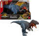 Mattel Jurassic World Rebirth Wild Roar Dinosaur Toy, Abelisaurus Posable Figure, Tail-Controlled Chomp Multi-Direction Attack & Sound, Digital Play