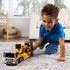 Maxx Action Deluxe Large Construction Long Hauler with 2 Vehicles, Lights and Sound, 3+