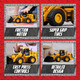 Maxx Action Front Loader Deluxe Large Construction Truck Lights and Sound Vehicle, Sturdy Plastic