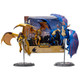 McFarlane Toys WORLD OF WARCRAFT McFarlane Toys Bronze Proto-Drake and Blue Highland Drake 2pk 1:12 Scale Posed Figures, Gold Label,  Exclusive