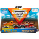Monster Jam  El Toro Loco vs Monster Mutt Monster Truck Duo Pack- True Metal 1:64 Scale Die-Cast Twin Showdown Pack- BKT Tires Work on All 1:64 Tracks- Authentic Collectible For Fans & Birthday Parties