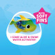 Robo Alive Junior Baby Shark  Silicon Fins Version Singing and Swimming Baby Shark (Yellow) by ZURU