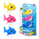 Robo Alive Junior Baby Shark  Silicon Fins Version Swimming Mini Baby Shark (3 Pack) by ZURU