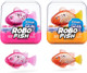 Robo Alive Robo Fish Robotic Swimming Fish (Pink + Golden) by ZURU Water Activated, Changes Color, Comes with Batteries,  Exclusive (2 Pack) Series 3
