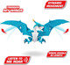 Robo Alive Zuru Jurassic World Robo Alive Dino Pterodactyl Action S1 7173, Multi-Colour