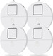 Window Alarm System 4-Pack - Ultra-Loud 120dB Alarms with Advanced Vibration Sensors - Window Security Alarms for Glass Break Detection - Features Low Battery LED Indicator Window Alarm System 4-Pack - Ultra-Loud 120dB Alarms with Advanced Vibration Sensors - Window Security Alarms for Glass Break Detection - Features Low Battery LED Indicator
