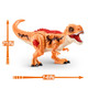 Robo Alive Dino Escape, Robotic Light Up, Vehicles with Firing Weapons, Storable, able, Ages 3+ by ZURU