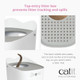 Catit PIXI Top-Entry Litter Box – Modern Leak-Proof Cat Litter Box with Anti-Tracking Lid Easy-Clean Design Seamless & BPA- – Reduces Litter Mess Minimalist Style Large Space for Cats