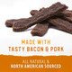 Caledon Farms The Dodo Classic Jerky - Bacon & Pork Recipe 7.8oz Dog Treats Jerky