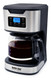 Better Chef Programmable 12-Cup Coffee Maker 1-4 Cup Setting Auto-Pause To Serve 2Hr Keep Warm Perma-Filter Stainless (Red)