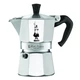 Bialetti - Moka Express: Iconic Stovetop Espresso Maker Makes Real Italian Coffee Moka Pot 3 Cups (4.3 Oz - 130 Ml) Aluminium Silver